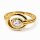 Damenring aus 333 Gold mit Zirkonia Ringweite 50