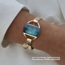Stormuhr TEMTRESS CHARM GOLD-TEAL 47013/GD/T