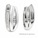 Klappcreolen aus 925 Sterling Silber rhodiniert mit...