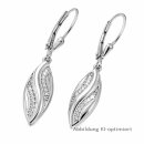 Ohrpendel aus 925 Sterling Silber rhodiniert und poliert,...