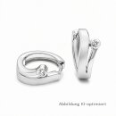 Creolen aus 925 Sterling Silber rhodiniert und poliert...