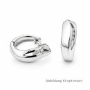 Klappcreolen aus 925 Sterling Silber rhodiniert und...