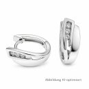 Klappcreolen aus 925 Sterling Silber rhodiniert und...