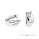 Klappcreolen aus 925 Sterling Silber rhodiniert und...
