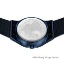 Bering Herrenuhr Tag Datum Sunray blau  Edelstahl Matt Saphirglas 3 ATM 15940-393