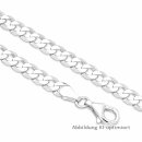 Panzerarmband aus Sterling-Silber 925 mit diamantierten...