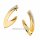 Ohrstecker Gold 333 mit Zirkonia | ca. 20 × 9 mm