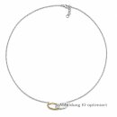 Elegantes Collier aus Weißgold 585 mit...