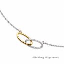 Elegantes Collier aus Weißgold 585 mit...