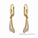 Damen-Ohrpendel aus 333 Gelbgold mit Zirkonia,...