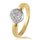 BRILLANTIS Brillantring Damenring 585 Gold mit Diamanten Weite 56