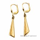 Damen-Ohrpendel aus 333 Gelbgold mit Brillantschliff