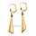 Damen-Ohrpendel aus 333 Gelbgold mit Brillantschliff