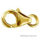 Karabiner für Charms 375 Gelbgold 11mm