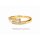 Damenring aus 585 Gelbgold mit 12 Brillanten, zusammen 0,24 ct H/Si Ringweite 56