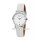 Regent Damenuhr modere Damenuhr Lederarmband weiß 3 Bar BA-752