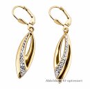 Zweifarbige Ohrpendel aus 925 Sterling-Silber –...