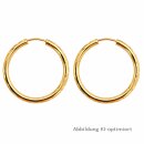 Damen Drahtcreolen 333 Gelbgold – poliert &...
