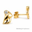 Kleine Ohrstecker 333 Gelbgold mit Zirkonia – ca. 8...