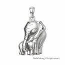 Elefanten-Anhänger aus 925 Silber rhodiniert –...