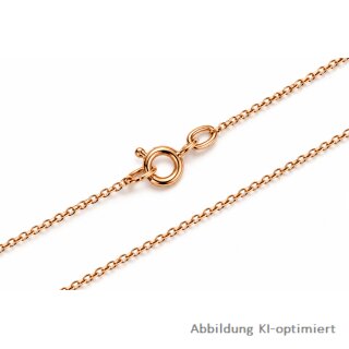 Zarte Ankerkette 585 Rotgold – 55 cm, poliert