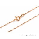 Zarte Ankerkette 585 Rotgold – 55 cm, poliert