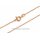 Zarte Ankerkette 585 Rotgold – 55 cm, poliert