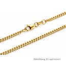 Panzerkette 585 Gelbgold – 50 cm – ca. 2 mm