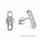 Ohrstecker 925 Sterling-Silber rhodiniert mit Zirkonia...