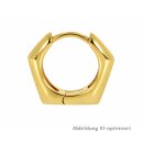 Klappcreolen 925 Sterling-Silber goldfarben PVD – ca. 15,5 mm, 3,5 mm breit