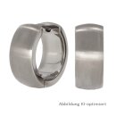 Titan Klappcreolen mattiert & poliert – 15 mm...