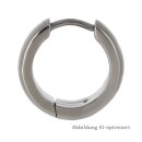 Titan Klappcreolen mattiert & poliert – 15 mm...