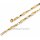 Fantasiearmband 925 Sterling Silber vergoldet – mattiert & poliert, ca. 18–20 cm