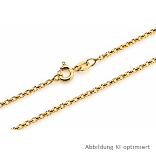 Halskette Ankerkette 925 Sterling-Silber vergoldet 1,6 mm – für Damen & Herren