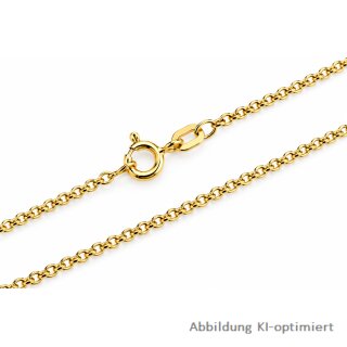Halskette Ankerkette 925 Sterling-Silber vergoldet 1,6 mm – für Damen & Herren