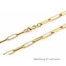 Damen Halskette 925 Sterling-Silber vergoldet –...
