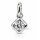 Kleiner Silberanhänger in Rautenform mit Zirkonia – 925 Sterling-Silber
