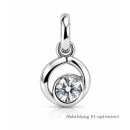 Silberanhänger 925 Sterling Silber mit Zirkonia...
