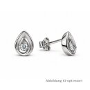 Elegante Ohrstecker aus rhodiniertem 925 Sterling Silber...