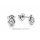 Damen Ohrstecker 925 Sterling-Silber mit Zirkonia Tropfen – ca. 6 × 4 mm