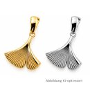 Ginkgo-Anhänger aus Sterling Silber 925 –...