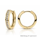 Damen Klappcreolen aus 925 Sterling-Silber vergoldet mit...