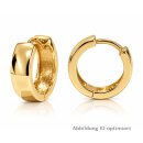 Klappcreolen aus 925 Sterling-Silber vergoldet – 14 mm