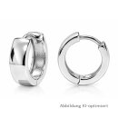 Klappcreolen aus 925 Sterling-Silber rhodiniert –...