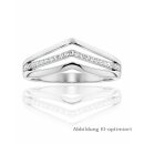 Damenring aus 925 Sterling Silber – Rhodiniert,...