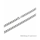 Panzerkette aus 925 Sterling Silber – 55 cm lang, 4...