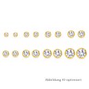 Ohrstecker aus 925 Sterling Silber – Vergoldet,...