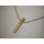 Collierkette mit Brillantanhänger echt Gold 585 mattiert/poliert Länge 42 cm
