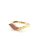 Damenring geschwungen mit Safir pink echt Gold 585 Glanz Ringweite 56