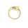 Damenring geschwungen mit Safir pink echt Gold 585 Glanz Ringweite 56